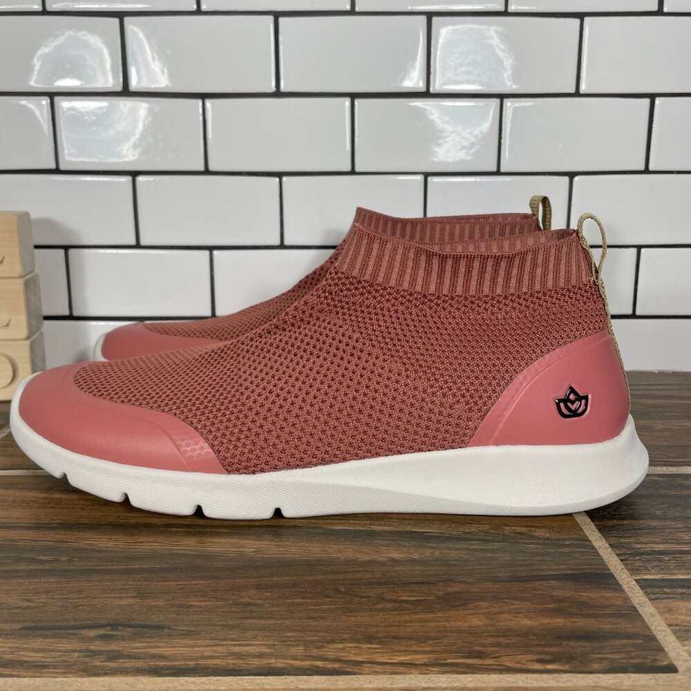 Spenco Yoga Stretch Shoes Womens Size 12 Wide Spice Mesh Metatarsal Sneakers